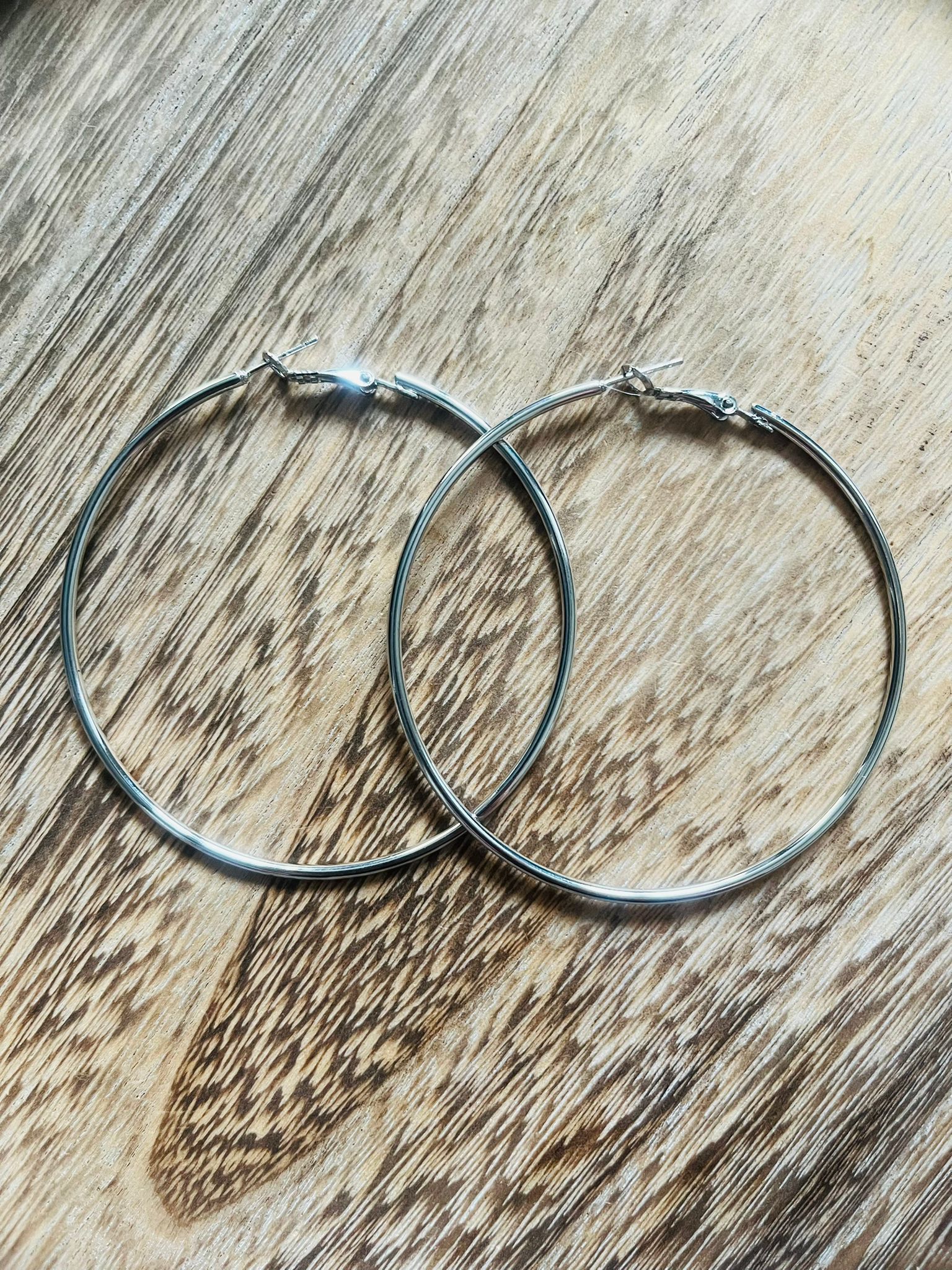 Kolczyki Koła Srebrne