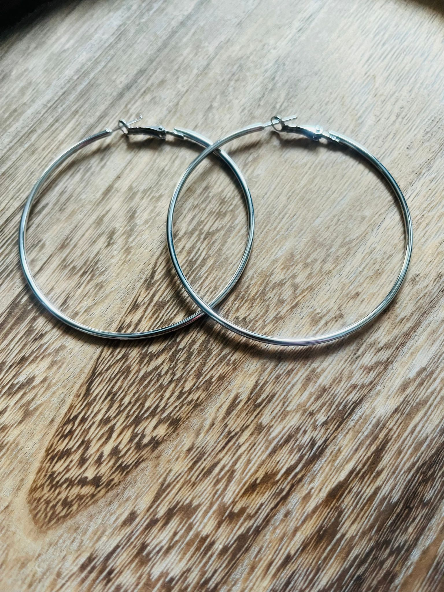 Kolczyki Koła Srebrne