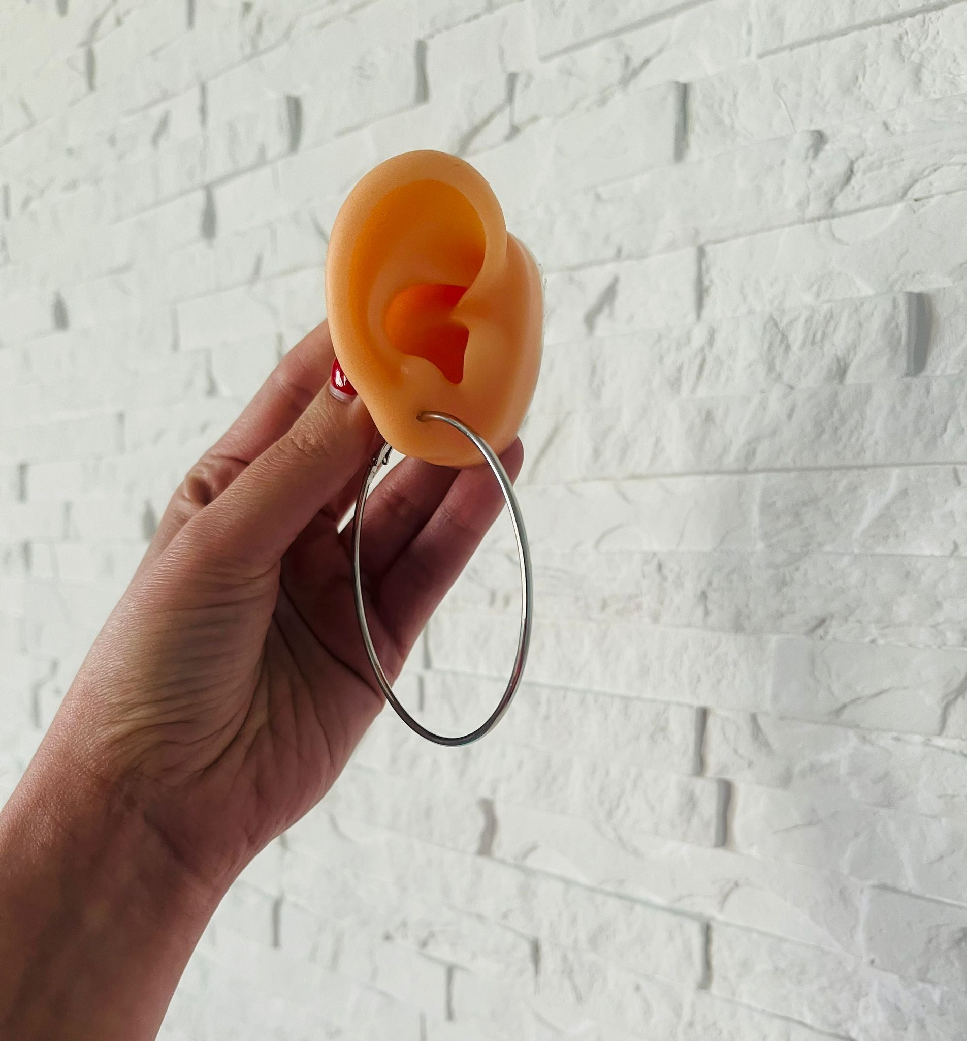 Kolczyki Koła Srebrne