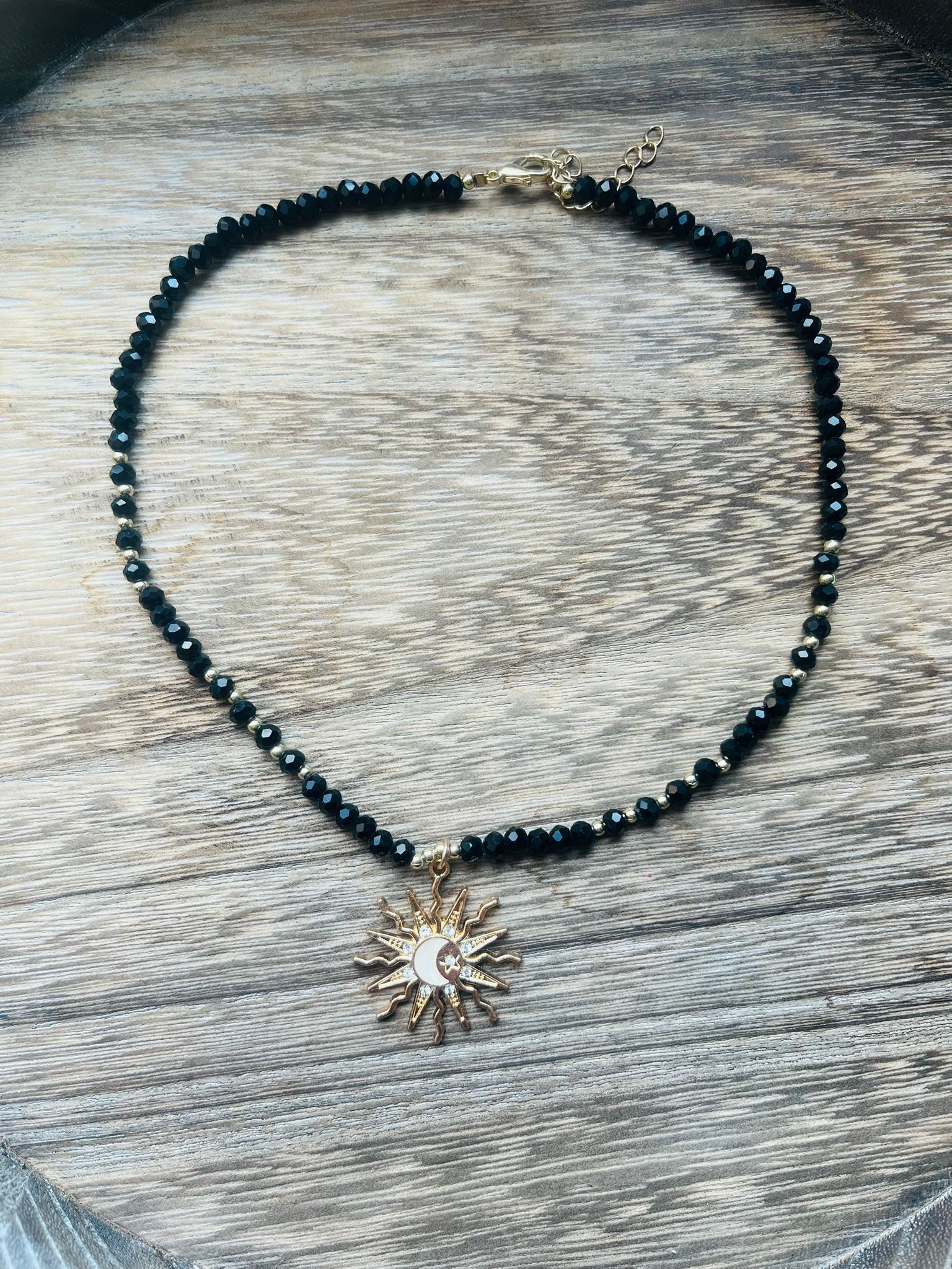 Naszyjnik z Szklanymi Koralikami dla Kobiet